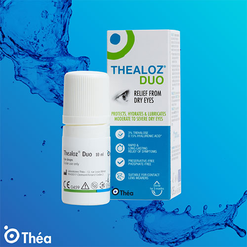 Thealoz ranges of eye drops and gels for dry eyes