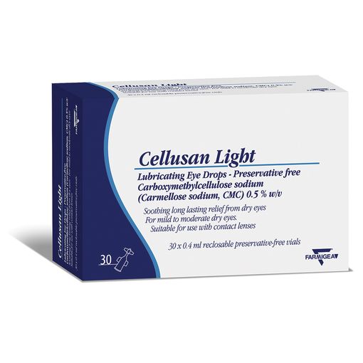 Cellusan Light eye drops (vials)